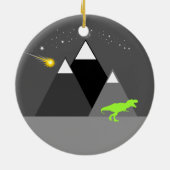 Dinosaur Chaser Keramik Ornament (Hinten)