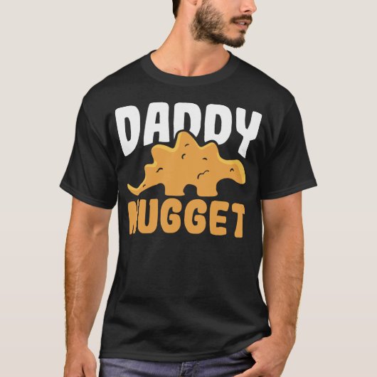 Dinosaur Chicken Dady Nugget Men Dino Nugget T-Shirt (Vorderseite)