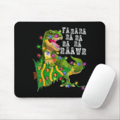 Dinosaur Christmas Fa Ra Rawr Tree Rex Boys Xmas G Mousepad (Mit Mouse)