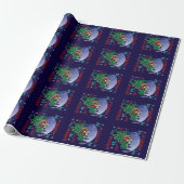 Dinosaur Christmas Geschenkpapier (Ungerollt)