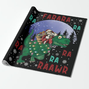 Dinosaur Christmas Geschenkpapier