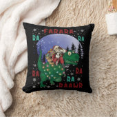 Dinosaur Christmas Kissen (Decke)