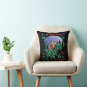 Dinosaur Christmas Kissen (Stuhl )