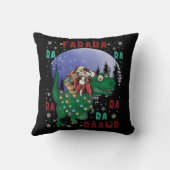 Dinosaur Christmas Kissen (Rückseite)