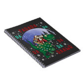 Dinosaur Christmas Notizblock (Rechte Seite)