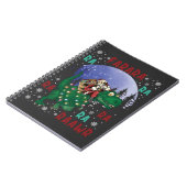 Dinosaur Christmas Notizblock (Linke Seite)