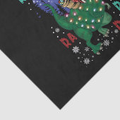 Dinosaur Christmas Seidenpapier (Ausschnitt)