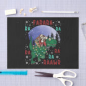 Dinosaur Christmas Seidenpapier (Handwerk)