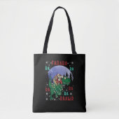 Dinosaur Christmas Tasche (Vorderseite)