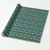 Dinosaur Christmas Tree Geschenkpapier (Ungerollt)
