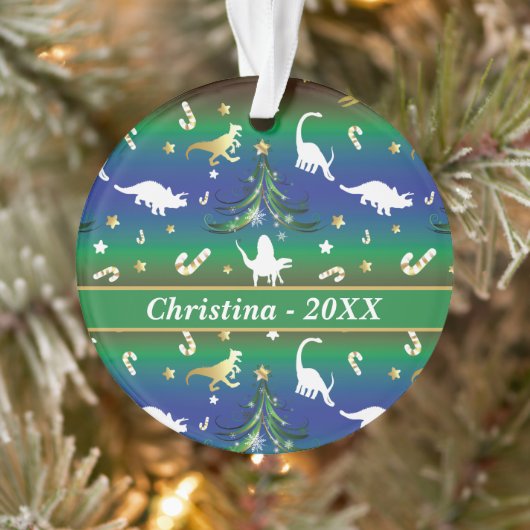 Dinosaur Christmas Tree Ornament (Baum)