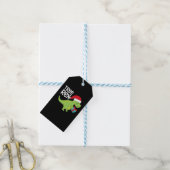 Dinosaur Christmas Tree Rex Geschenkanhänger (Mit Garn)