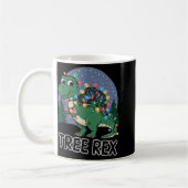 Dinosaur Christmas Tree Rex Pajamas Men Boys Xmas Kaffeetasse (Links)