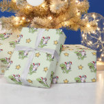Dinosaur Christmas Unicorn Winter T-Rex Dino Wrapp Geschenkpapier<br><div class="desc">Die T-Rex mit einsamen Weihnachten mit Feenlicht. Die sonnigen Einhornfahrten mit Dinosauriern für die Ferien. Auch lustig für Weihnachten im Juli. Dinos sind niedliche Tiere und perfekt zu Weihnachten.</div>