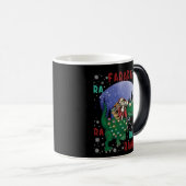 Dinosaur Christmas Verwandlungstasse (VorderseiteRechts)
