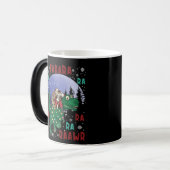 Dinosaur Christmas Verwandlungstasse (Vorderseite Links)