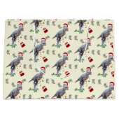 Dinosaur Christmas Wrapping Paper Roll Große Geschenktüte (Vorderseite)