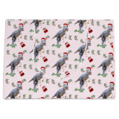 Dinosaur Christmas Wrapping Paper Roll Große Geschenktüte (Vorderseite)