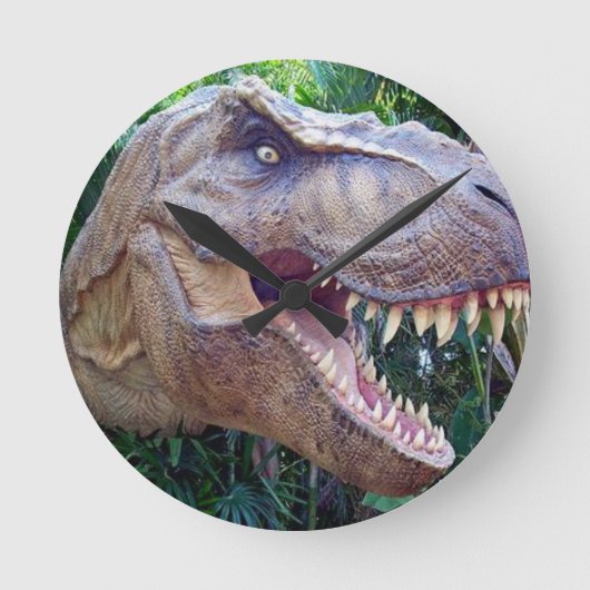 Dinosaur Clock Runde Wanduhr (Vorderseite)