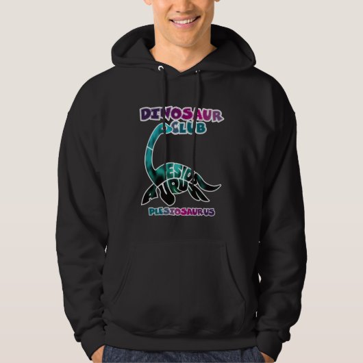 DINOSAUR CLUB PLESIOSAURUS HOODIE (Vorderseite)