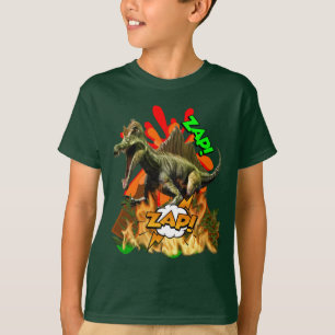 Dinosaur Comic art vulcano zap prähistorische Kun T-Shirt