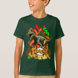 Dinosaur Comic art vulcano zap prähistorische Kuns T-Shirt