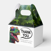 Dinosaur Cool Happy Geschenkschachtel (Rückseite)