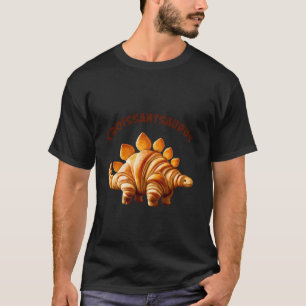 Dinosaur Croissant Bäckerei liebt Männer Frauen Ju T-Shirt