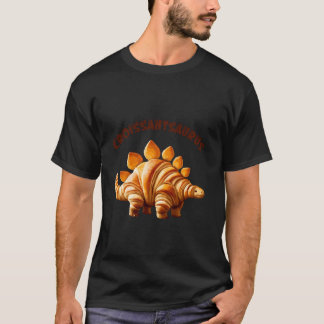 Dinosaur Croissant Bäckerei liebt Männer Frauen Ju T-Shirt