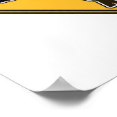 Dinosaur Crossing Poster (Ecke)