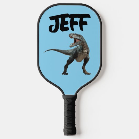 DINOSAUR CUSTOM PICKLEBALL PADDDLE SCHLÄGER (Vorderseite)