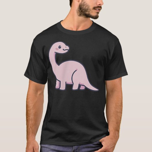 Dinosaur Cute Kawaii Lover Anime Pastel Goth Aesth T-Shirt (Vorderseite)