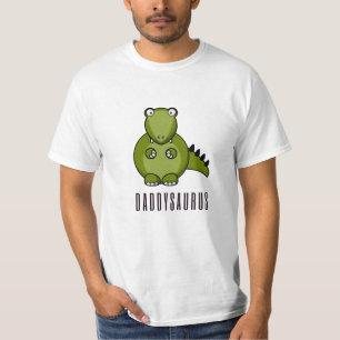 Dinosaur Daddysaurus Daddy Vathers Day Familienges T-Shirt