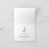 Dinosaur Danke, Card Dankeskarte (Innenseite)