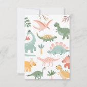 Dinosaur Danke, Card Dankeskarte (Rückseite)