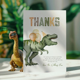 Dinosaur Danke, Card Dankeskarte