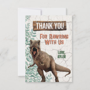 Dinosaur Danke, Card Dankeskarte