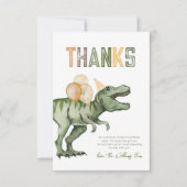 Dinosaur Danke, Card Dankeskarte (Vorderseite)