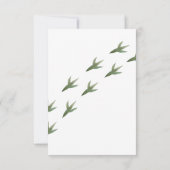 Dinosaur Danke, Card Dankeskarte (Rückseite)