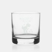 Dinosaur Day Celebration - T-Rex in St. Patrick's Whiskyglas (Rückseite)