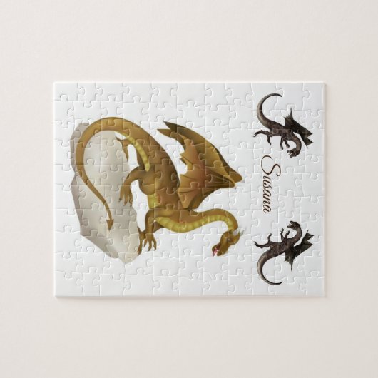 Dinosaur Dekorative Jigsaw Puzzle (Horizontal)