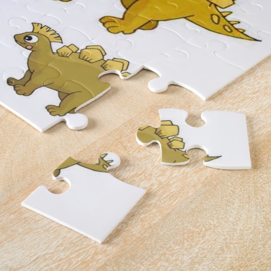 Dinosaur Dekorative Jigsaw Puzzle (Seite)