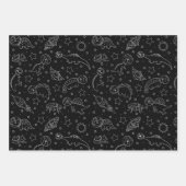 Dinosaur Delight Wrapping Paper Set - Spaß und Fes Geschenkpapier Set (Vorderseite 2)