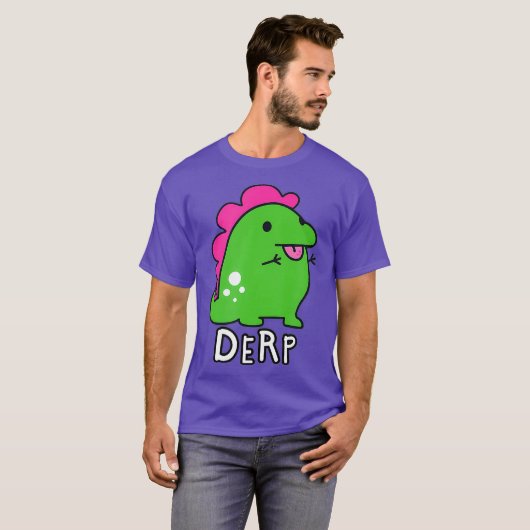 Dinosaur Derp T-Shirt (Vorne ganz)