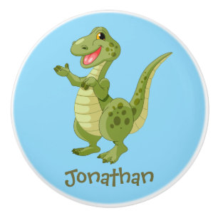 Dinosaur Design Keramik Pull Keramikknauf