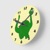 Dinosaur Design Runde Wanduhr (Winkel)