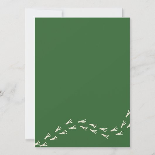 Dinosaur Dig Birthday Einladung (Rückseite)