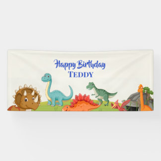 Dinosaur Dig Birthday Party Banner