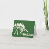 Dinosaur Dig Vielen Dank Dankeskarte (Vorderseite)