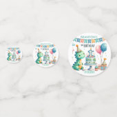 Dinosaur Dino 1. Geburtstags-Party Konfetti (Rückseiten)